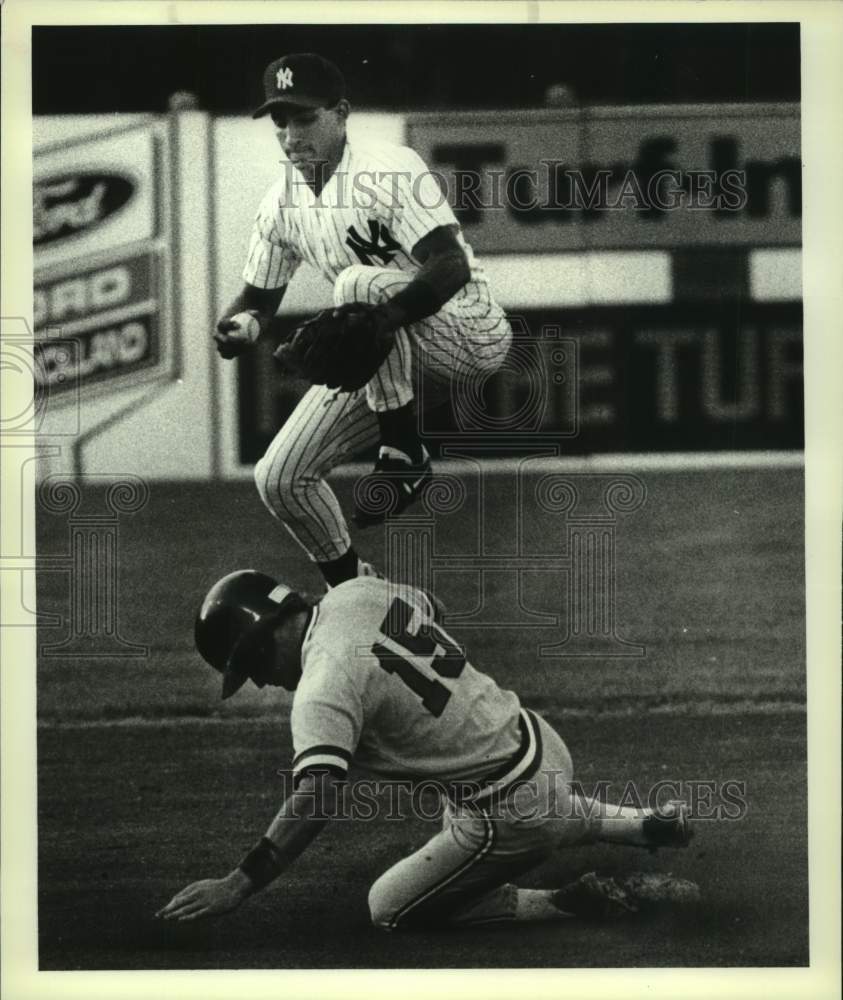 1988 Press Photo Albany-Colonie Yankees baseball, Heritage Park, Colonie, NY- Historic Images