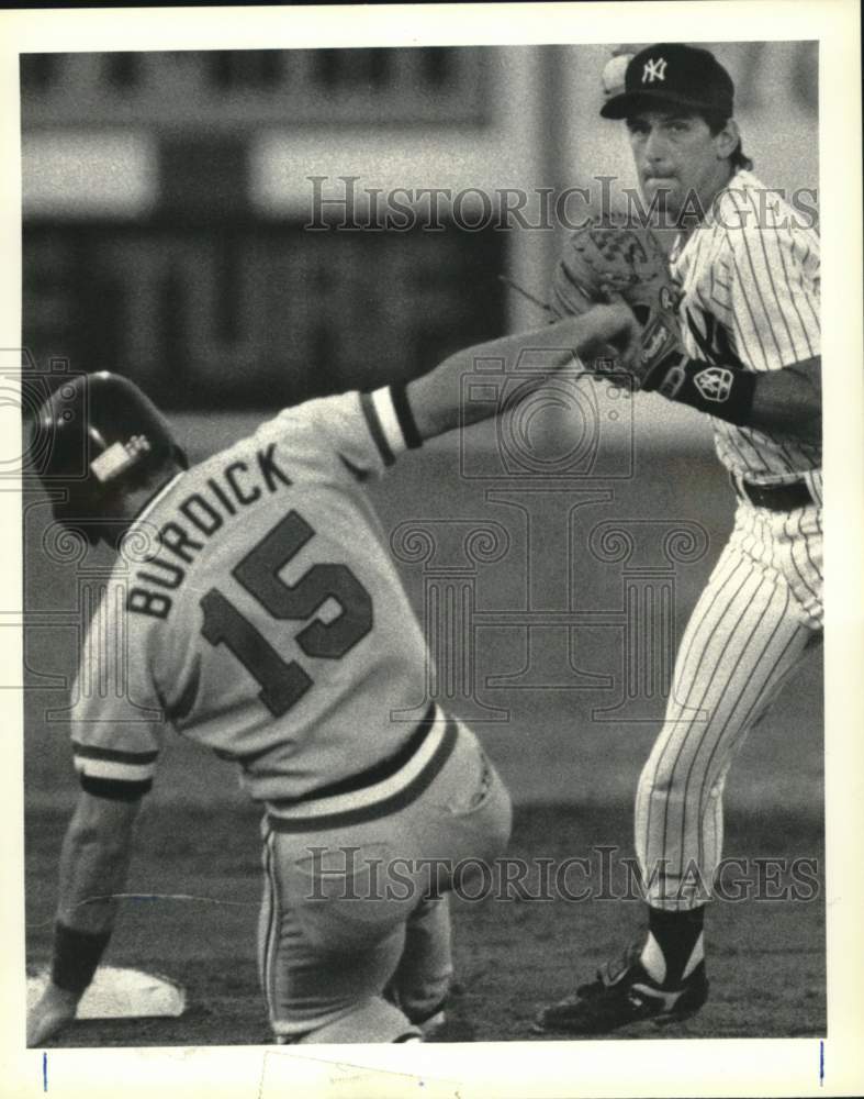 Press Photo Eastern League All-Star baseball players at Heritage Park- Historic Images