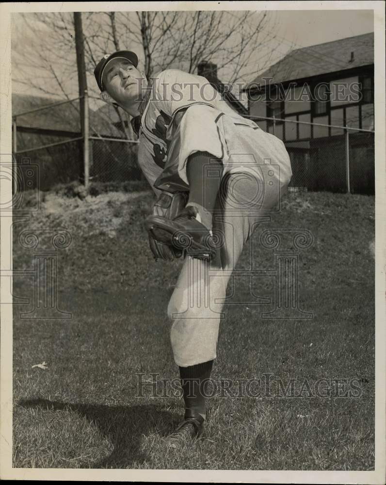 Press Photo Baseball player Charley Haag - tus07437- Historic Images