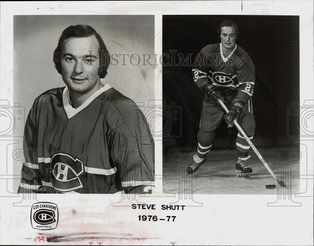 1976 Press Photo Montreal Canadiens Hockey Player Steve Shutt - tus07635- Historic Images