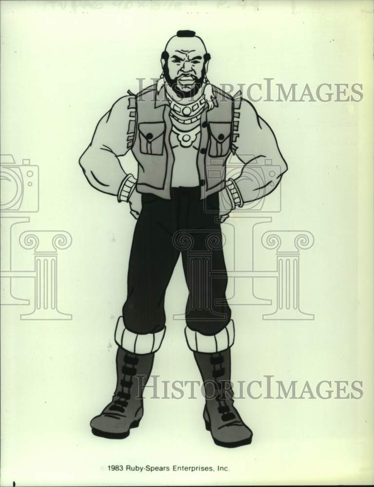 1983 Press Photo Still from the animated NBC television series &quot;Mr. T&quot;- Historic Images