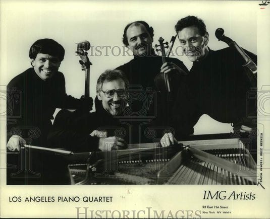 1990 Press Photo Musical group The Los Angeles Piano Quartet - tux01271