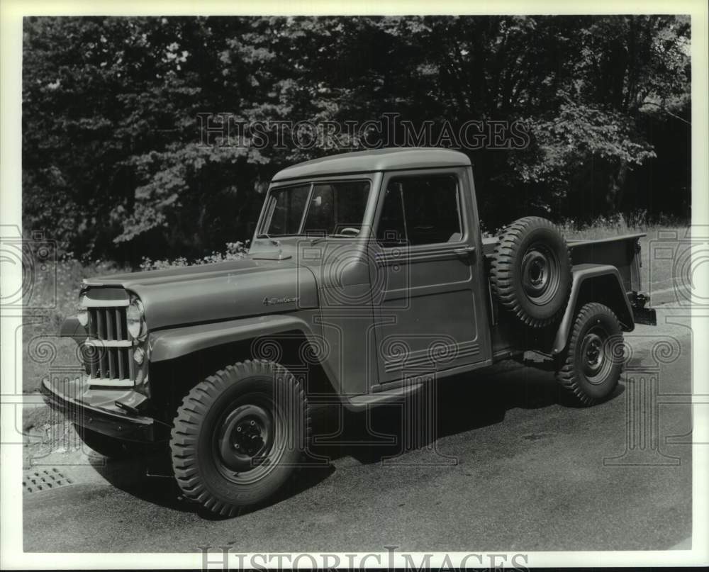 1990 Press Photo 1950 Jeep 4WD One-Ton Pickup Truck - tux01719