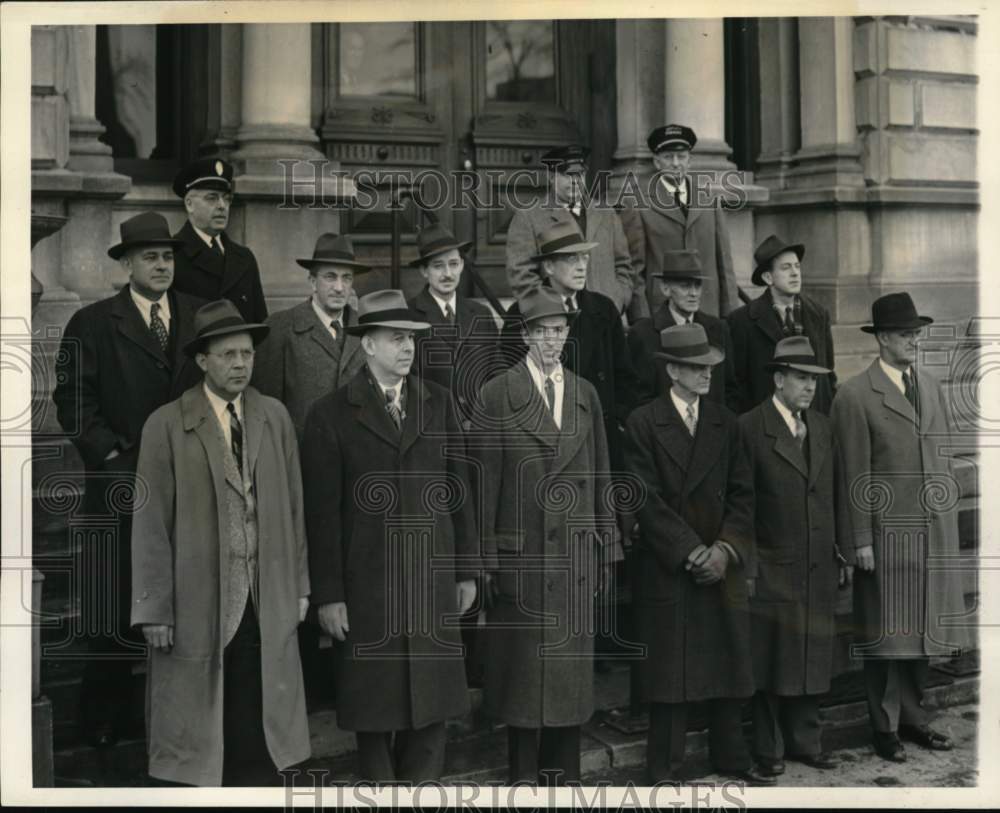 1944 Press Photo Jury selected for John F. Noxon, Jr. trial in Massachusetts