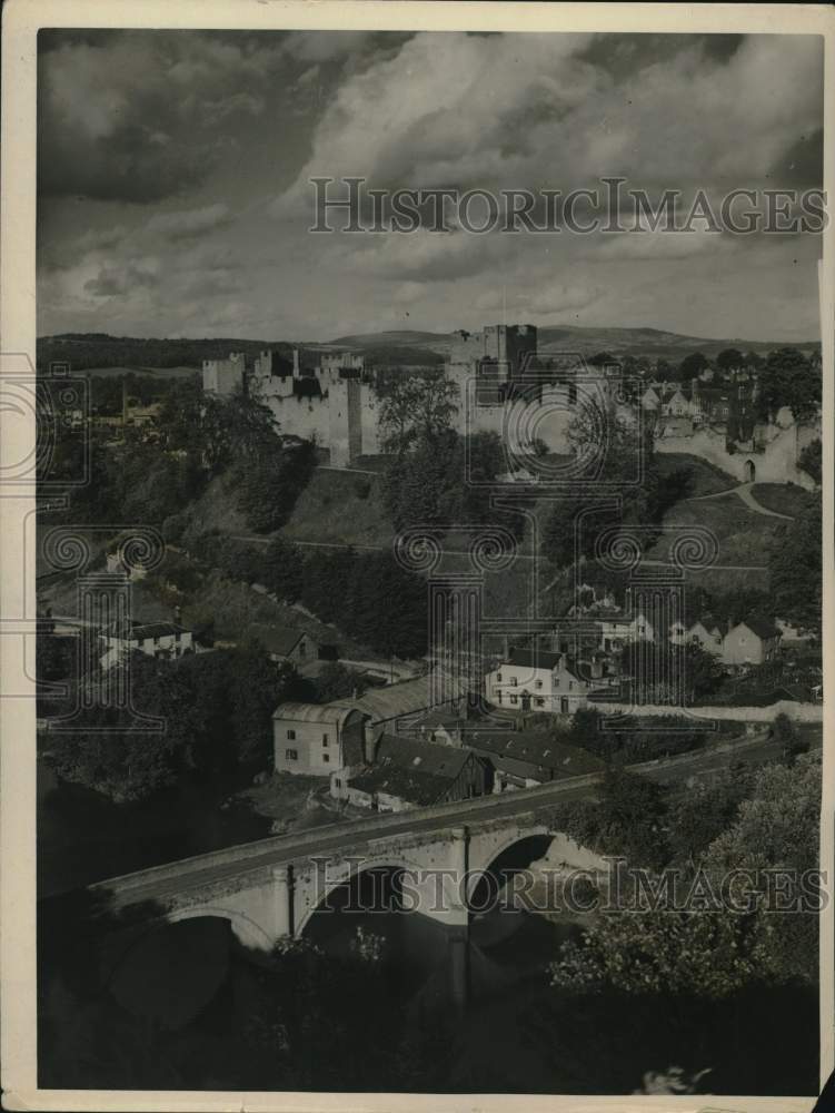 1937 Press Photo Ludlow Castle in Shroonshire, England - tux08684