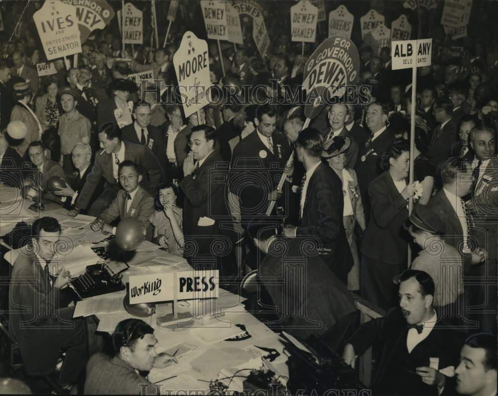 1946 Press Photo Scene at New York State Republican Convention, Saratoga- Historic Images