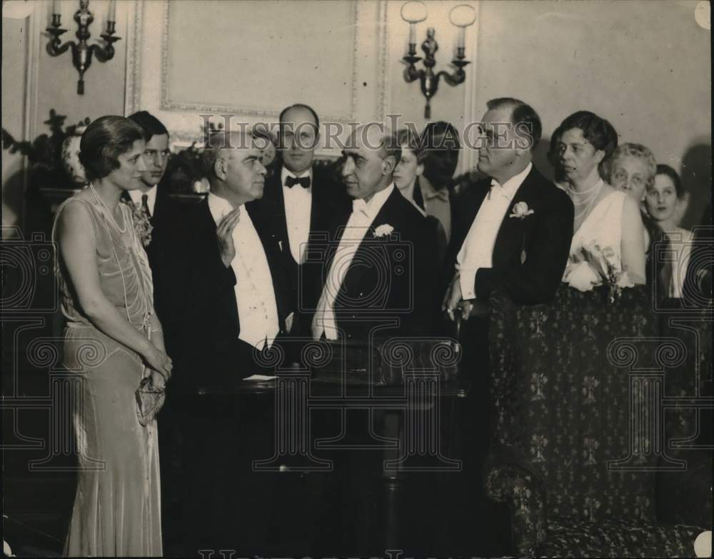 1931 Press Photo Herbert Lehman taking oath as Lieutenant Governor of New York- Historic Images