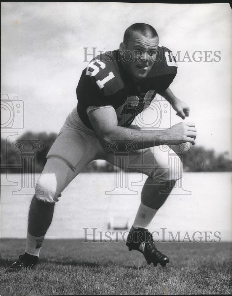 1964 Press Photo Washington State University football player, Larry Griffith - Historic Images
