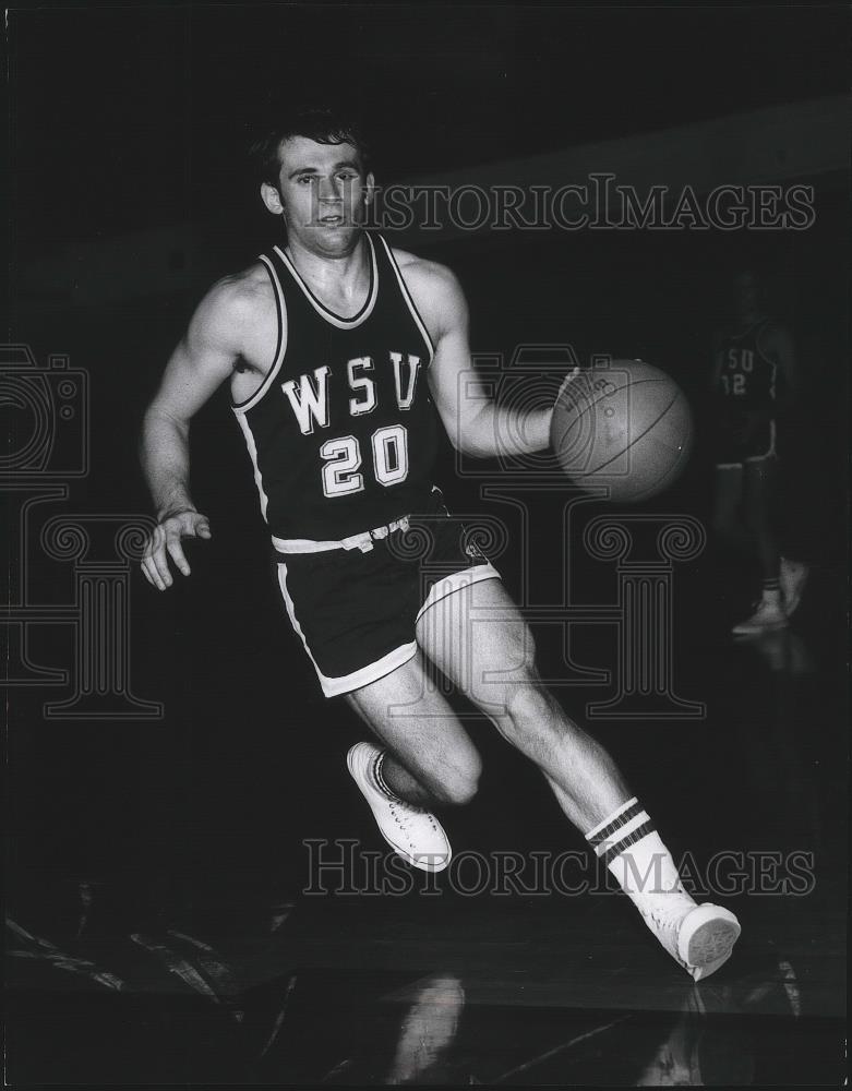 1970 Press Photo Washington State University basketball player, Geraghty - Historic Images