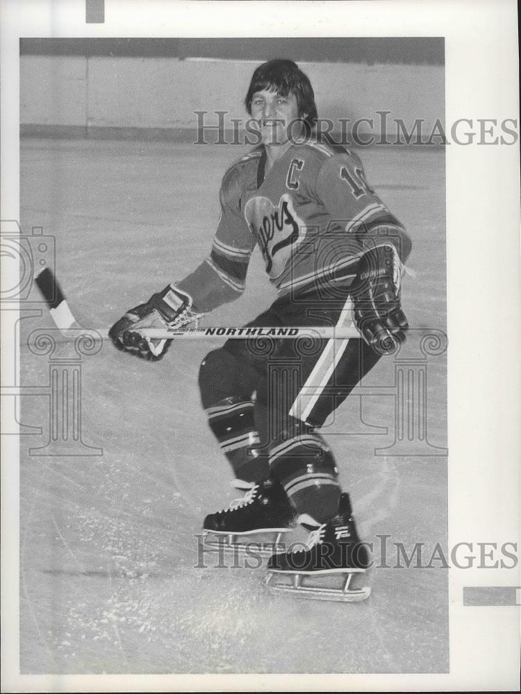 1979 Press Photo Ron Huston, Spokane Flyers hockey captain - sps06809 - Historic Images