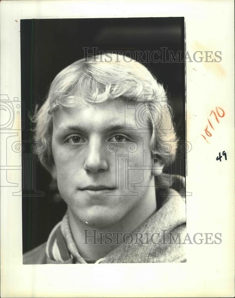 1980 Press Photo Ferris football player, Rob Kuharski - sps06859 - Historic Images