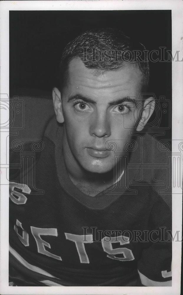 1963 Press Photo Spokane Jets hockey player, Bernie Gould - sps06867 - Historic Images