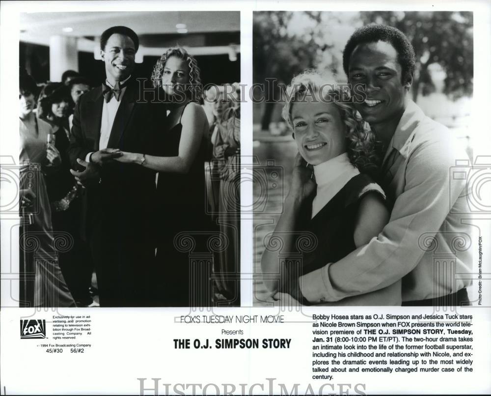 1994 Press Photo Bobby Hosea Fox's Tuesday Night Movie "The O.J. Simpson Story" - Historic Images