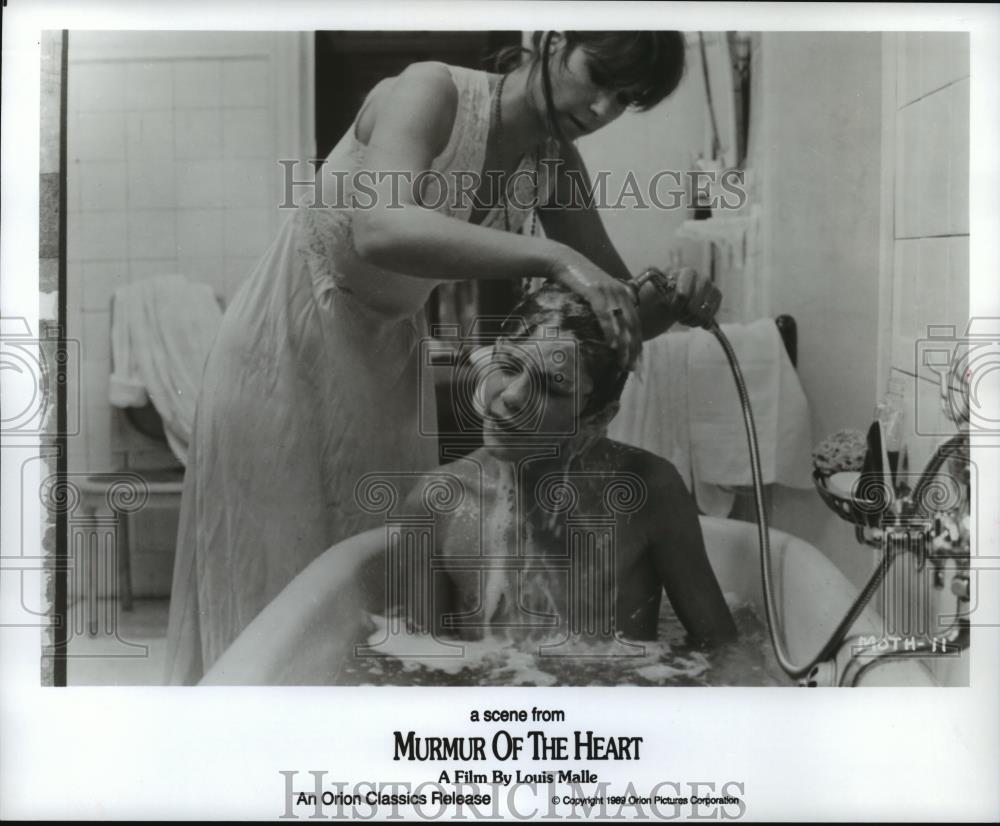 1989 Press Photo Lea Massari and Benoit Ferreux in Murder of the Heart. - Historic Images