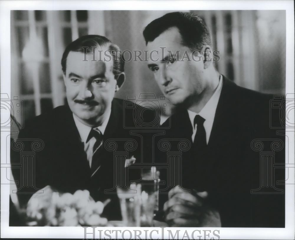 1995 Press Photo David Calder, Christopher Rozycki in &quot;Man from Moscow&quot; PBS TV - Historic Images