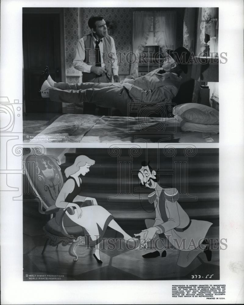 1973 Press Photo Scenes from Disney&#39;s Charley and the Angel and Cinderella. - Historic Images