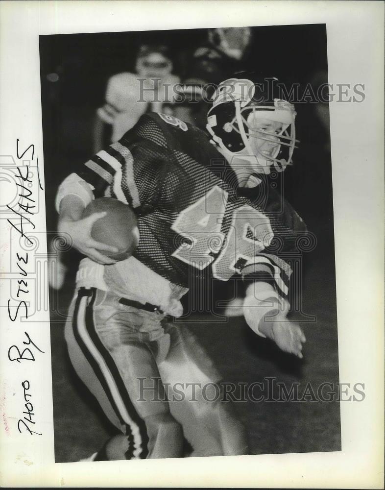 1986 Press Photo Football player, Tom Gannon - sps07017 - Historic Images