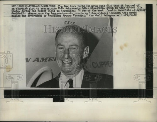 1961 Press Photo New York Assassination Would Harm Government NYC - neny25722 - Historic Images