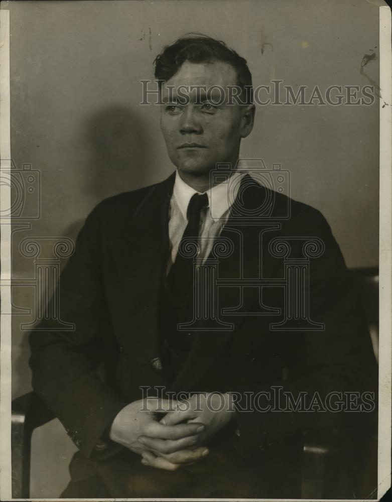 1926 Press Photo New York Paul Hilton admits robbery &amp; shooting C McCarthy NYC - Historic Images