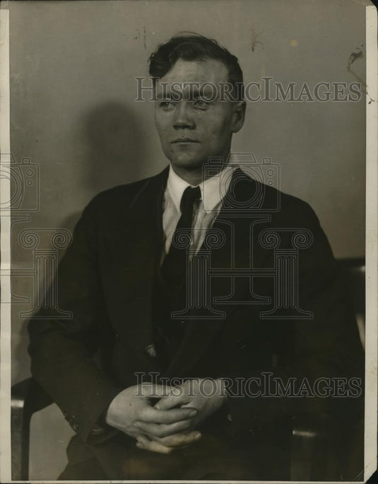 1926 Press Photo New York Paul Hilton admits robbery & shooting C McCarthy NYC - Historic Images