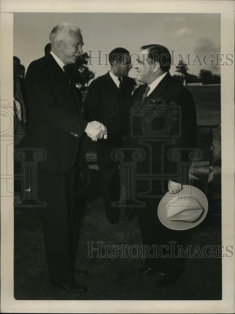 1940 Press Photo New York Chairmen on Way to Defense Board Meeting NYC - Historic Images