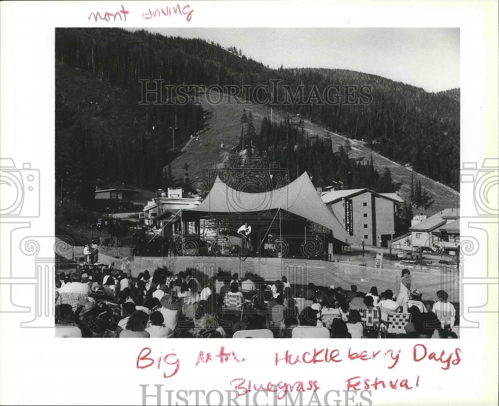 1993 Press Photo Big Mountain&#39;s Huckleberry Days Bluegrass Festival - sps07420 - Historic Images