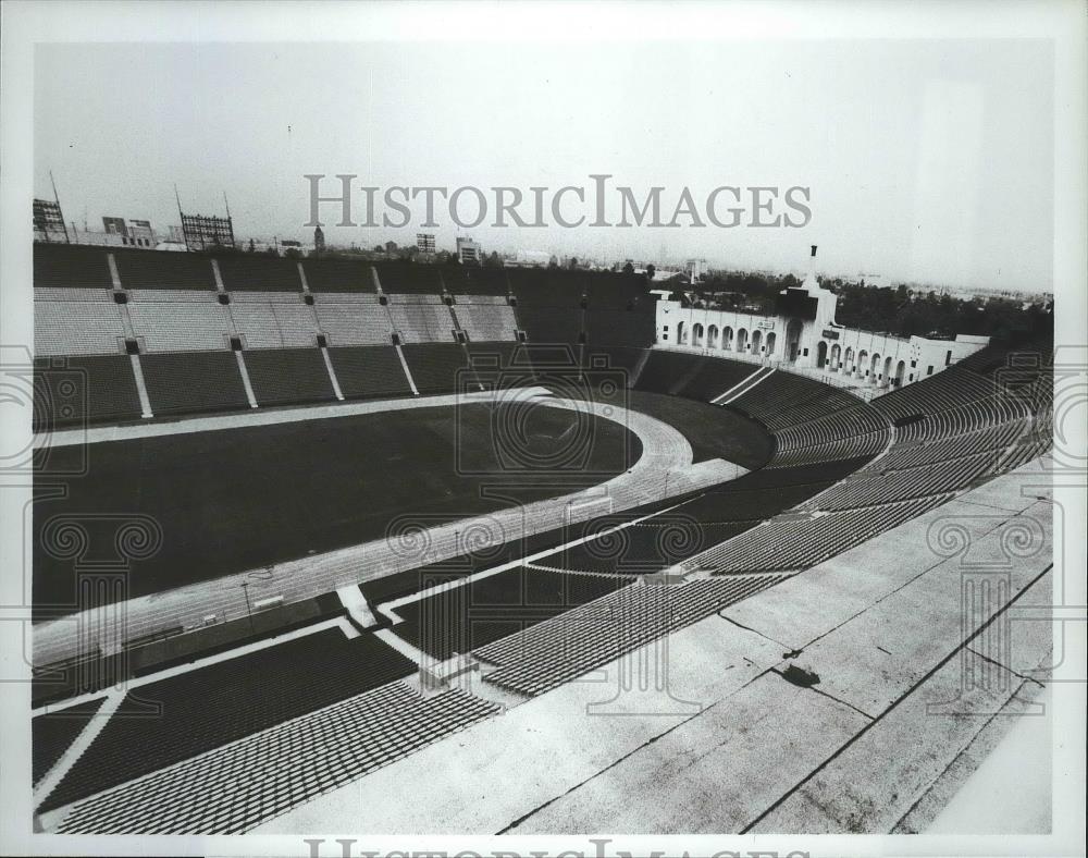 1984 Press Photo Los Angeles Memorial Coliseum site of 1984 Summer Olympics - Historic Images