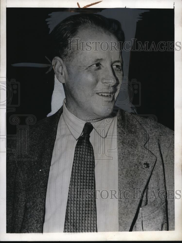 1943 Press Photo Senator Joe Hanley to Run for Lieutenant Governor of New York - Historic Images