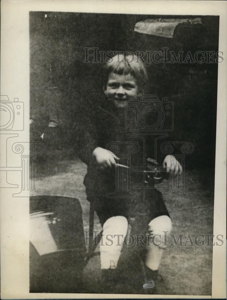 1928 Press Photo Kidnapped boy George Miller age 4 of Philadelphia PA - Historic Images