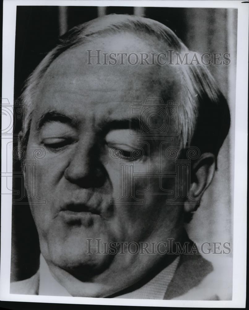 Press Photo Hubert Humphrey - nem34682 - Historic Images