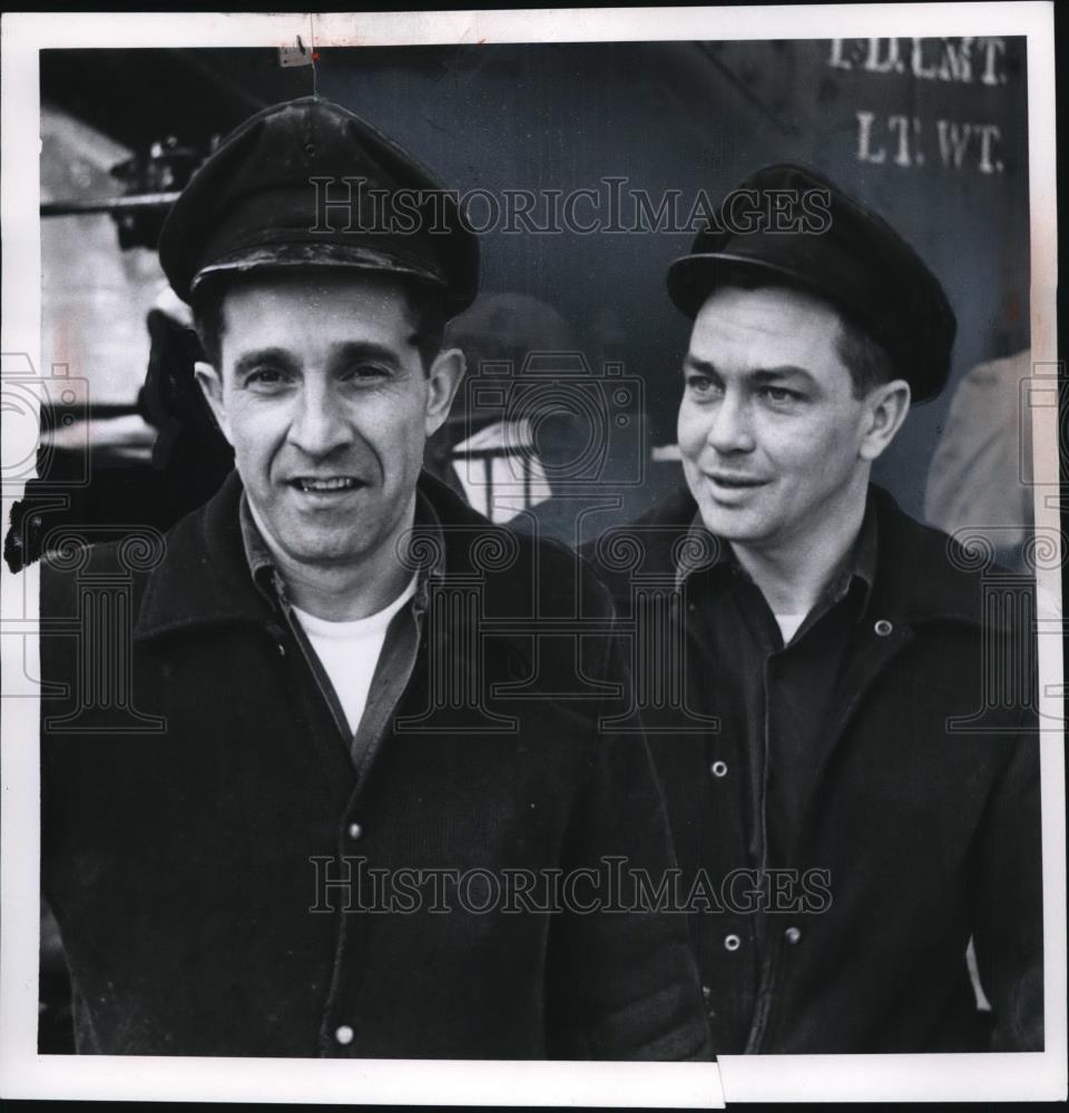 1962 Press Photo Jerome Forte of Mayfield Heights, Charles Davey of Euchlid Ohio - Historic Images