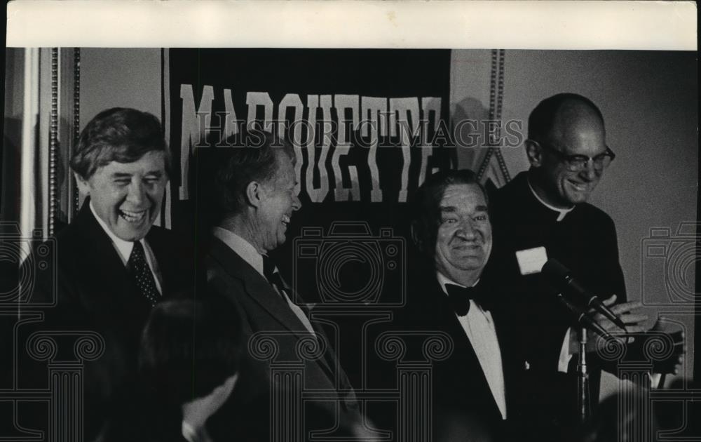 1979 Press Photo President Carter honors Rep. Clement Zablocki at a reception - Historic Images