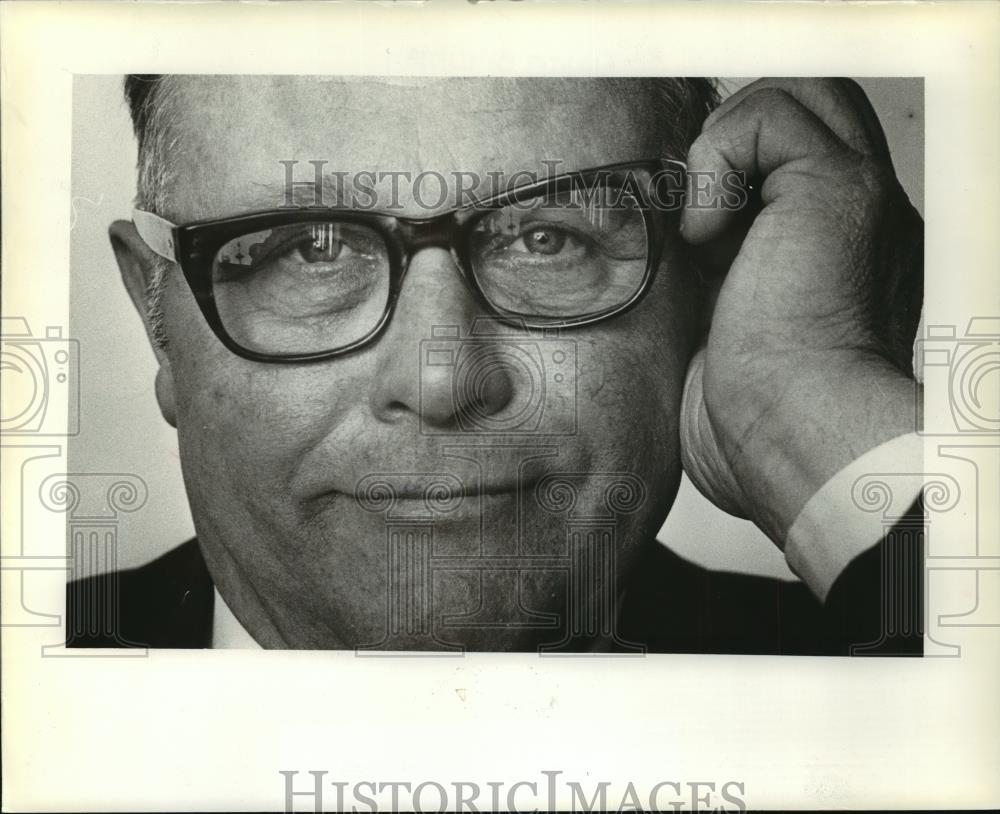 1982 Press Photo Edgar H. Boers, Oak Creek, Wisconsin Citizen of the Year - Historic Images