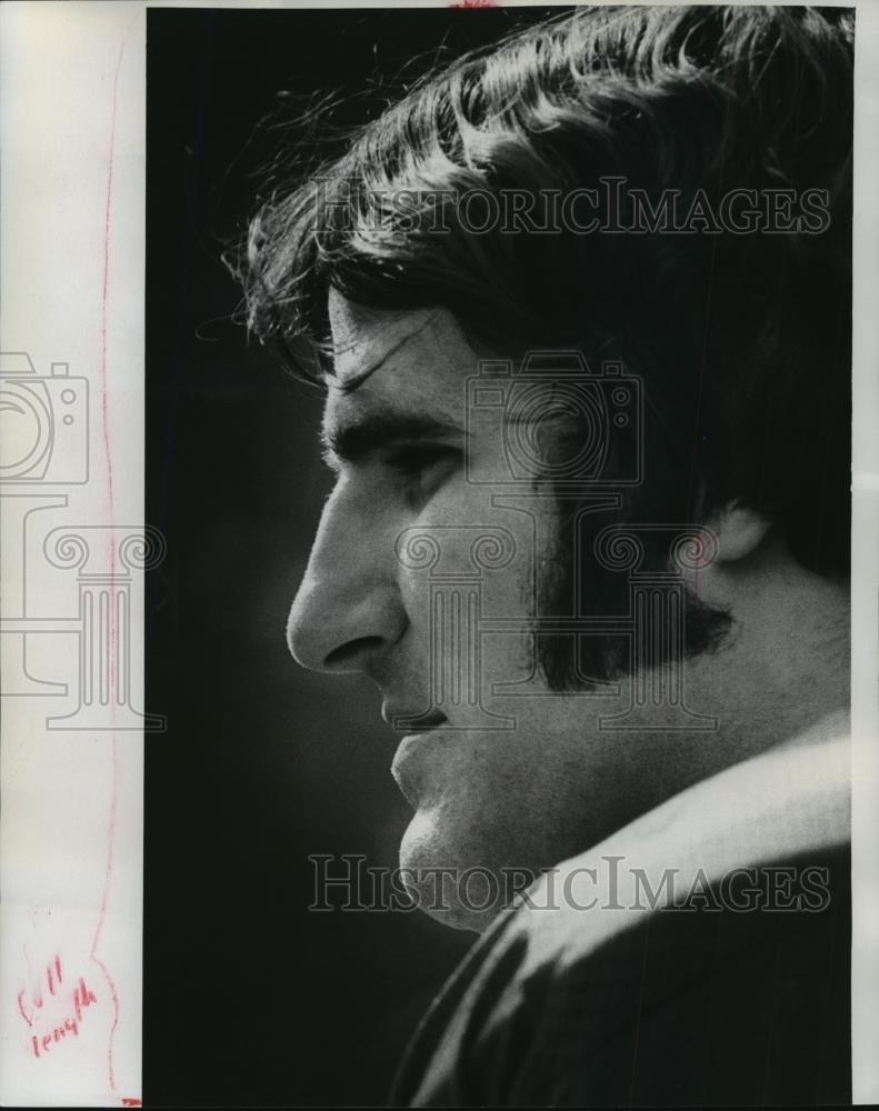 1976 Press Photo Football: Dennis Lick, Offensive Lineman for the Chicago Bears - Historic Images