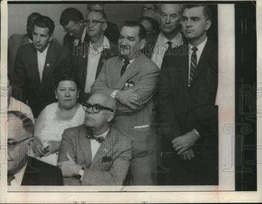 Press Photo Clement Zablocki & Wisconsin Delegation at Alexandria Hotel - Historic Images