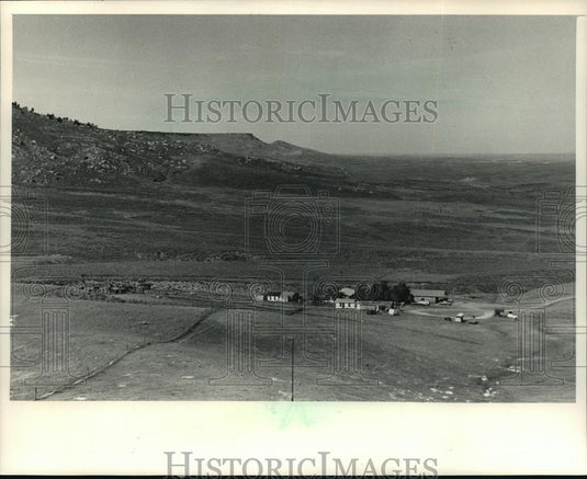 1986 Press Photo Pumpkin Buttes Ranch, Wyoming - mja85446 - Historic Images
