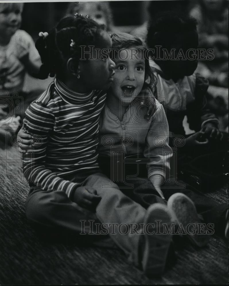 1978 Press Photo Children at Milwaukee Day Care Center funded by United Way - Historic Images