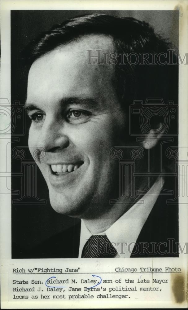 1980 Press Photo State Sen. Richard M. Daley son of late Mayor Richard J. Daley - Historic Images