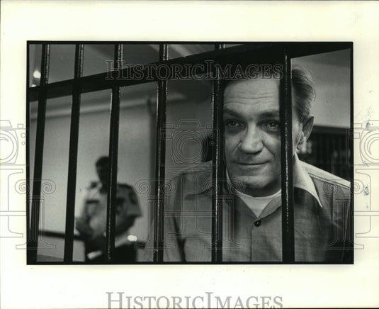 1989 Press Photo Robert Kubat, Lydia Hyde Murderer, Wisconsin - mja88871 - Historic Images