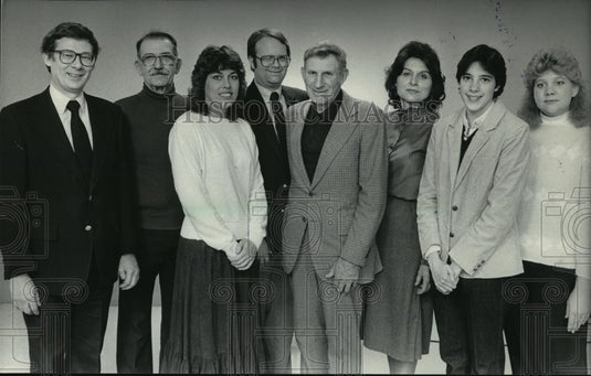 1984 Press Photo The Milwaukee Journal's volunteer weather watchers - mja89832 - Historic Images