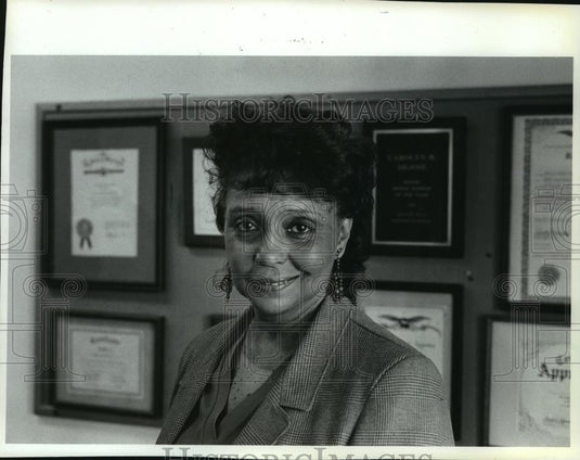 1988 Press Photo health & human services professor Carolyn DeJoie at UW-Madison - Historic Images
