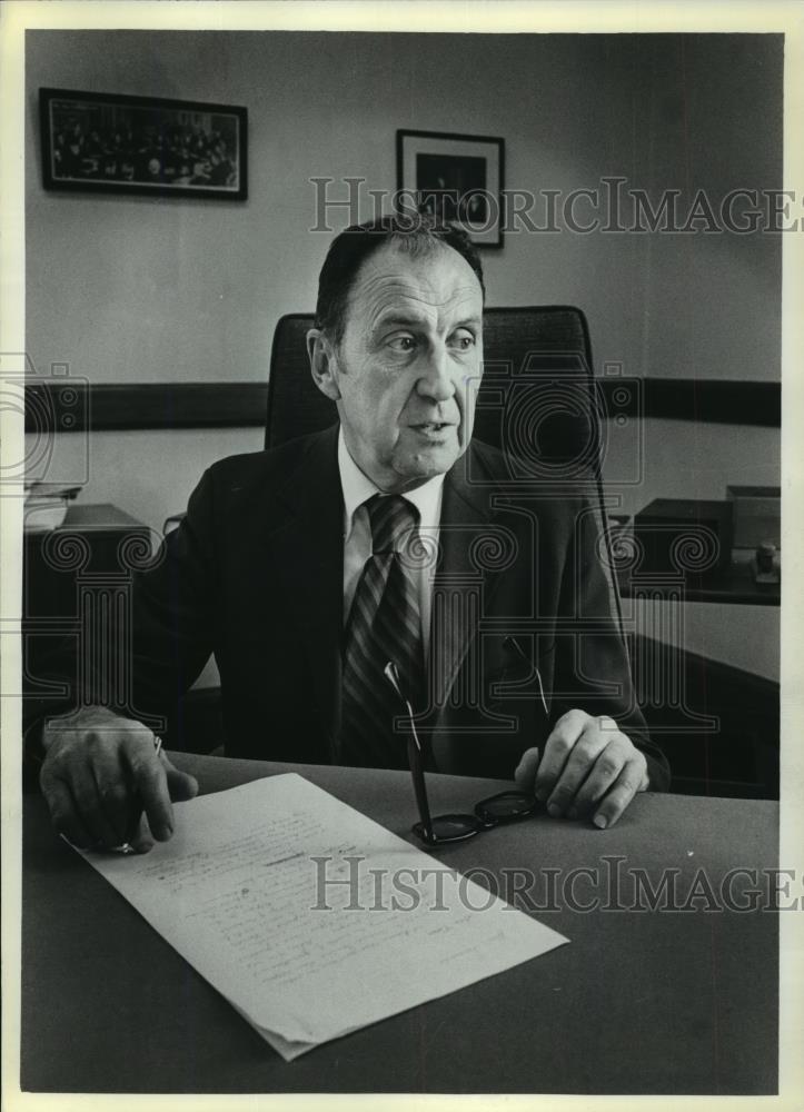 1980 Press Photo Judge James Doyle of Madison - mja93326 - Historic Images