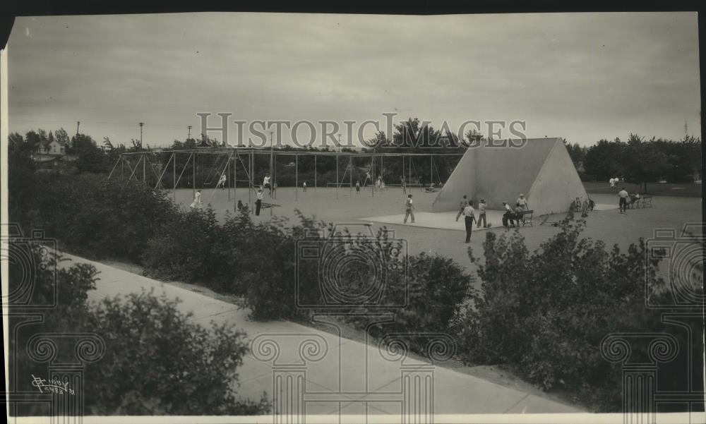1933 Press Photo Mission Park Playfield - spa79298 - Historic Images