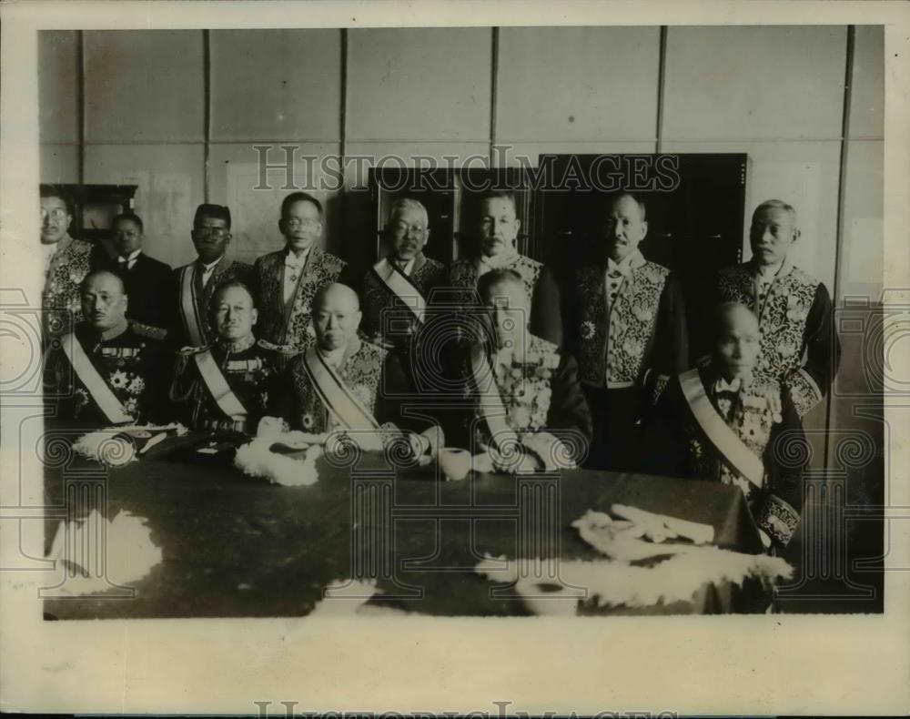 1928 Press Photo Japanese Tanaka Cabinet opening of 54th session - nep05434 - Historic Images
