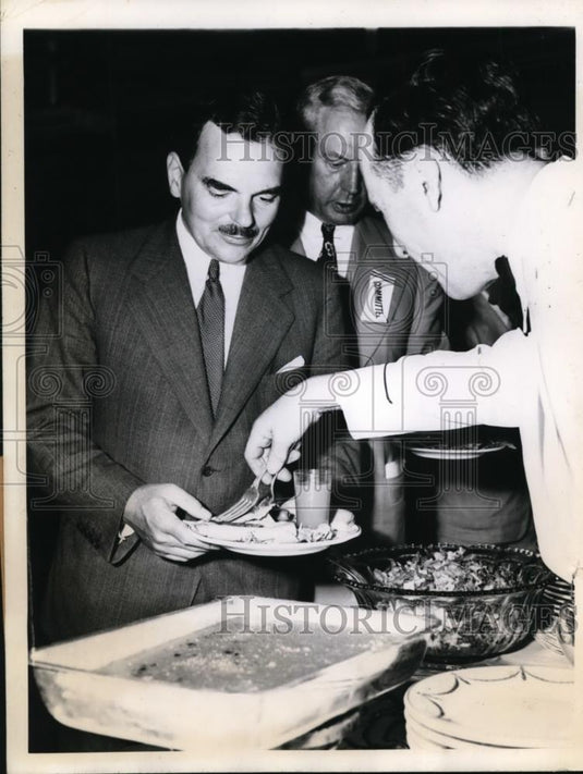 1944 Press Photo Presidential candidate Thomas Dewey & PA Governor Ed Martin - Historic Images