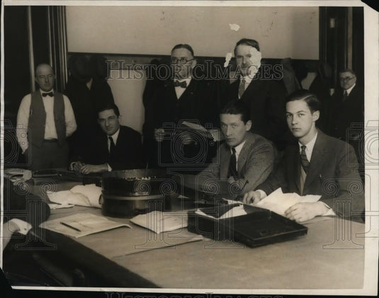 1924 Press Photo Texas Senate elections subcommittee for Mayfield's seat - Historic Images