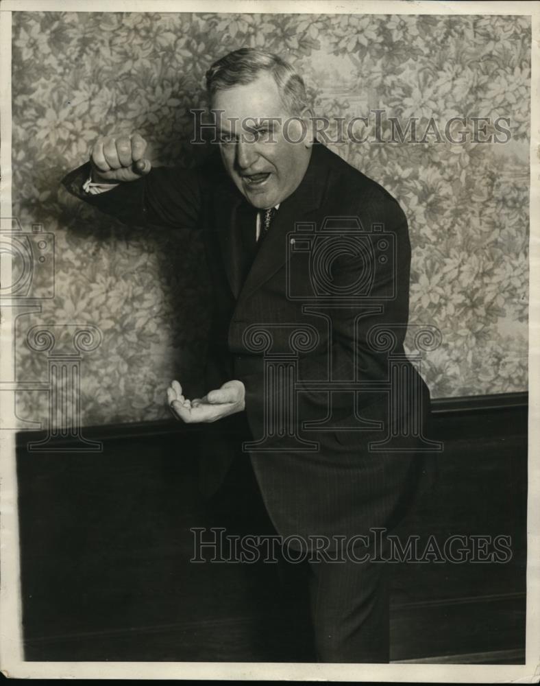 1928 Press Photo William O&#39;Rourke in Campaign Pose - nep06954 - Historic Images