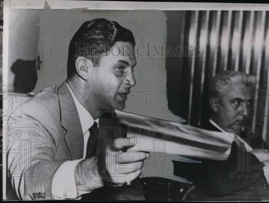 1955 Press Photo Louis Wolfson Seeks Control of Montgomery Ward & Co - nep07153 - Historic Images