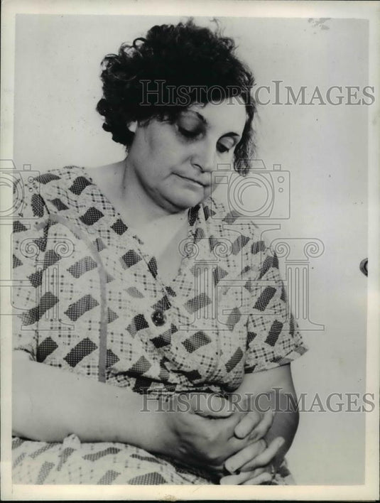 1941 Press Photo Mrs. Eleanor Jaffray & Son Charged with Complicity in Arson - Historic Images