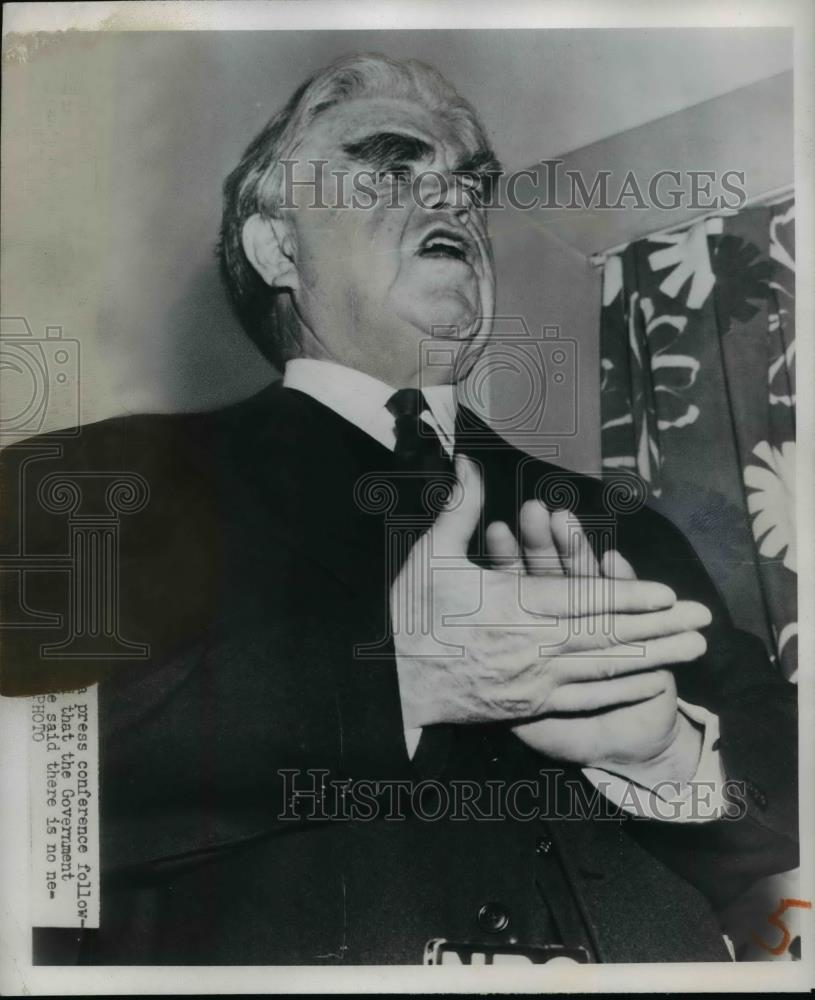 1951 Press Photo John L Lewis of United Mine Workers - nep08380 - Historic Images